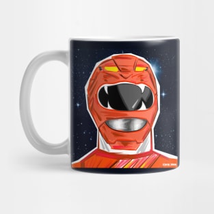 the red ranger in space suit Mug